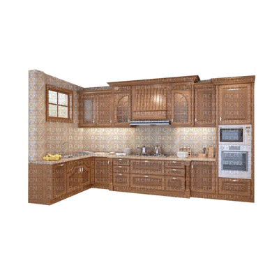 Kitchen Cupboards stove sink cook cooking bake area room - zdarma png