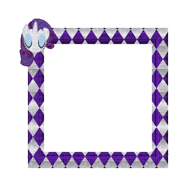 Small Purple/White Frame - Ingyenes animált GIF