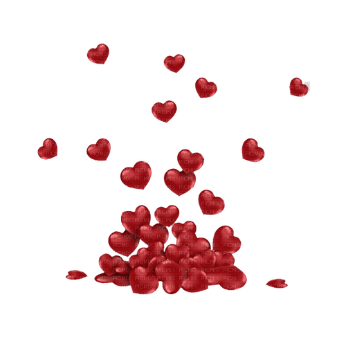kikkapink deco scrap hearts red valentine - бесплатно png