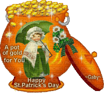 MMarcia gif Saint Patrick - Animovaný GIF zadarmo