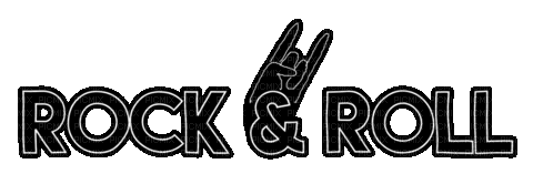 Rock & Roll.Text.gif.Victoriabea - GIF animasi gratis