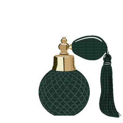 Green Perfume Bottle - Ilmainen animoitu GIF