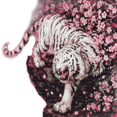 Y.A.M._Fantasy animals tiger - фрее пнг