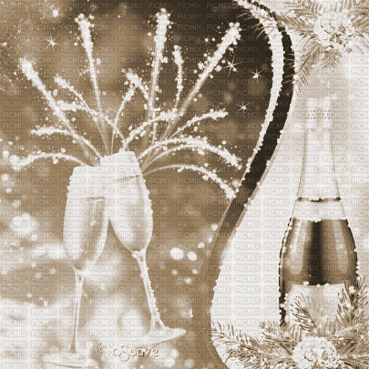 soave background animated new year  glass bottle - Gratis animeret GIF