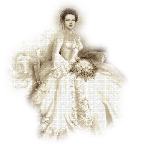 Vintage bride - 免费PNG