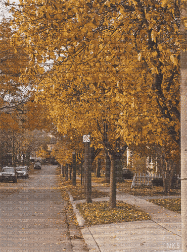 Autumn.Automne.Landscape.gif.Victoriabea - Безплатен анимиран GIF