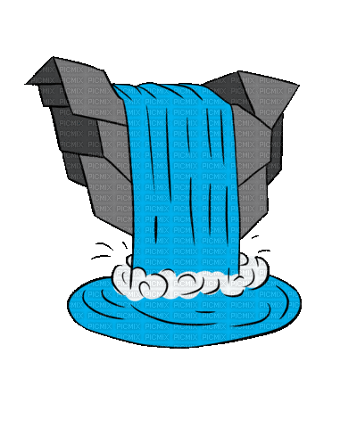 Water Rock - Бесплатный анимированный гифка
