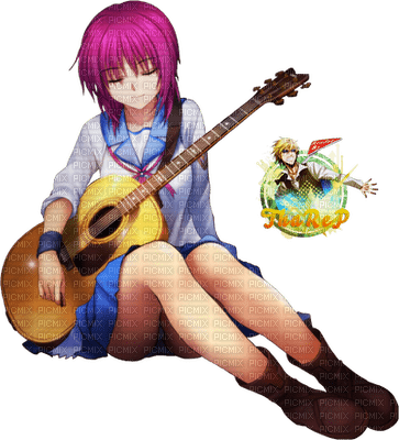 anime-guitare - png grátis