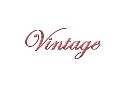 text vintage red