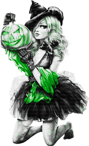 soave woman halloween fashion witch - 無料png
