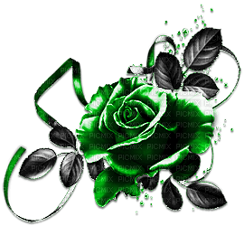 soave deco vintage gothic rose flowera corner - безплатен png
