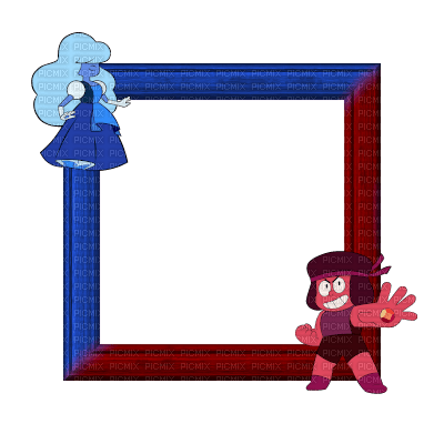 Small Blue/Red Frame - δωρεάν png