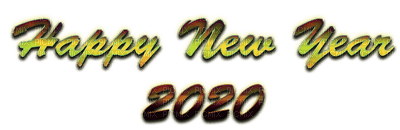 Happy New Year 2020 - png ฟรี