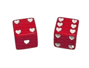 heart dice - безплатен png