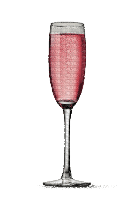 Champagne Glass Pink - Bogusia - Free animated GIF