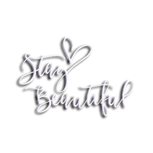 kikkapink stay beautiful text transparent - 免费PNG
