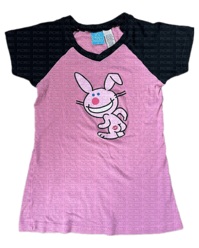 happy bunny shirt - ücretsiz png