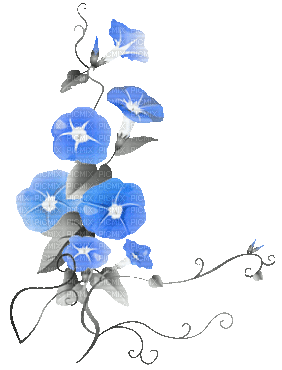 soave deco flowers spring branch animated - Бесплатный анимированный гифка