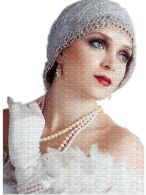 Art Deco woman bp - kostenlos png