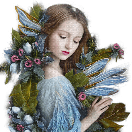 kikkapink winter fantasy girl fairy - δωρεάν png