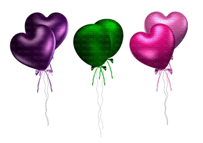 Kaz_Creations Balloons Birthday Party Occasion Colours - gratis png