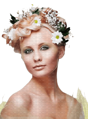 Kaz_Creations Woman Femme Flowers - zdarma png