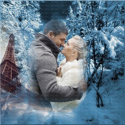 couple winter bp - Free PNG