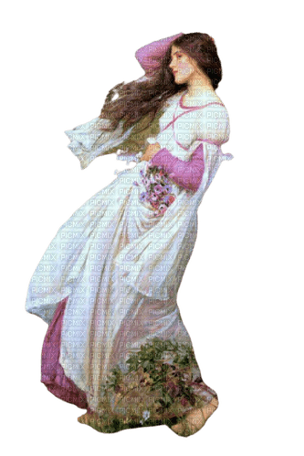 wildflower woman - Free PNG
