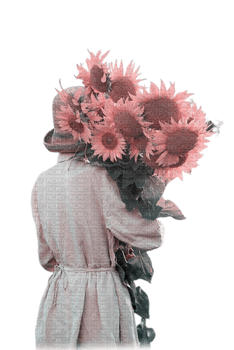 kikkapink woman spring summer pink teal - ücretsiz png