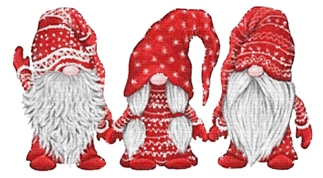 soave christmas winter animated deco gnome - Бесплатный анимированный гифка
