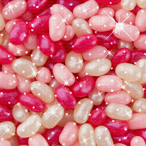 Pink jelly beans background - Бесплатный анимированный гифка