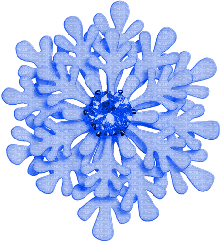 Snowflake.Blue - gratis png