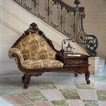 vintage sofa - bezmaksas png