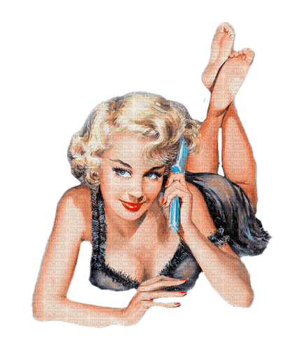 Pin Up Girl milla1959 - 免费PNG