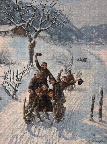 play in the snow - бесплатно png