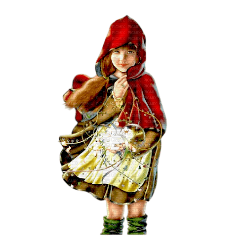 Little Red Riding Hood - png ฟรี