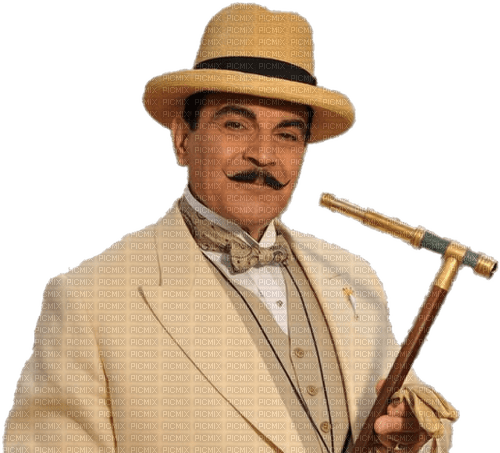 Hercule Poirot milla1959 - бесплатно png