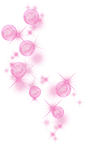 Bubbles.Sparkles.Pink - Free PNG