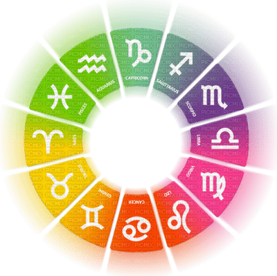 zodiac wheel - zdarma png
