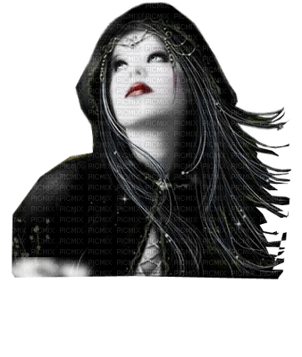 Gothic woman bp - ücretsiz png