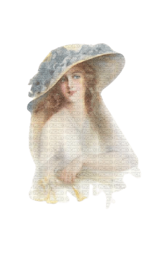 lady woman spring summer vintage - Free PNG