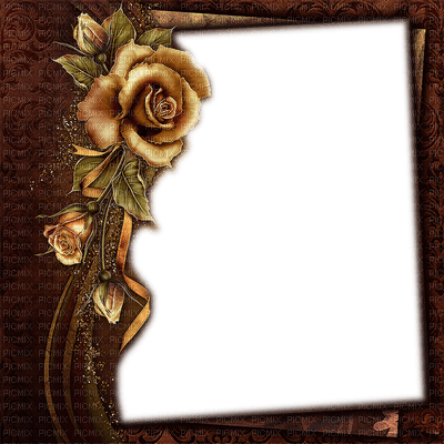 frame cadre flowers - bezmaksas png