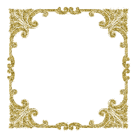 Gold Frame - GIF animate gratis