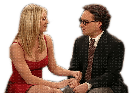 Penny and Leonard - Free PNG