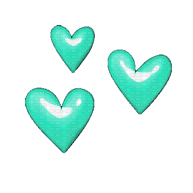 Hearts.Teal - 無料png