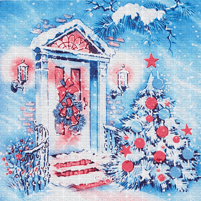 soave background animated vintage christmas winter - GIF animado grátis