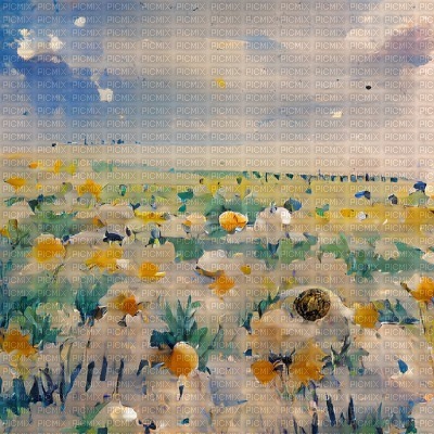 A field full of Daisies - PNG gratuit