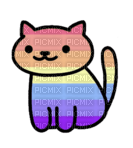 Xenogender pride Neko Atsume cat - бесплатно png