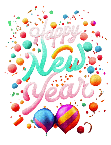 Happy new year 2024 - ücretsiz png