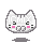 kawaii cat - Gratis animeret GIF